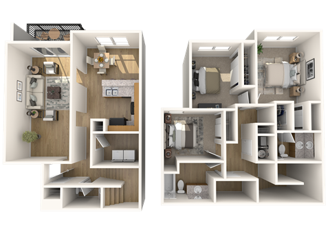 Westlake Floor Plan at Villages at Morgan Metro, Maryland